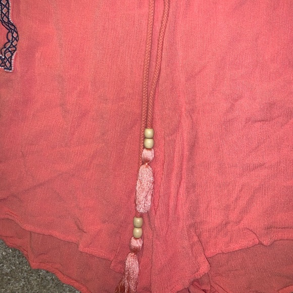 Est. 1946 Rayon Pink & Blue w Beads Shorts 26/28W - Picture 8 of 12